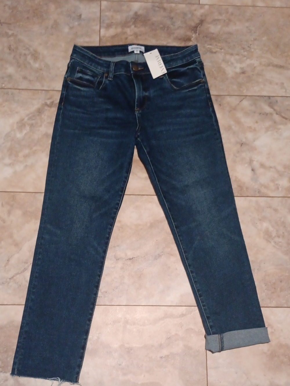 Evereve Dark Indigo Jeans